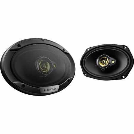 FASTTRACK 6 x 9 in. 500W 3 Way Car Speakers FA2501157